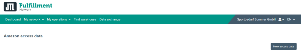 Access data for Seller Fulfilled Prime in the JTL-Fulfillment Network