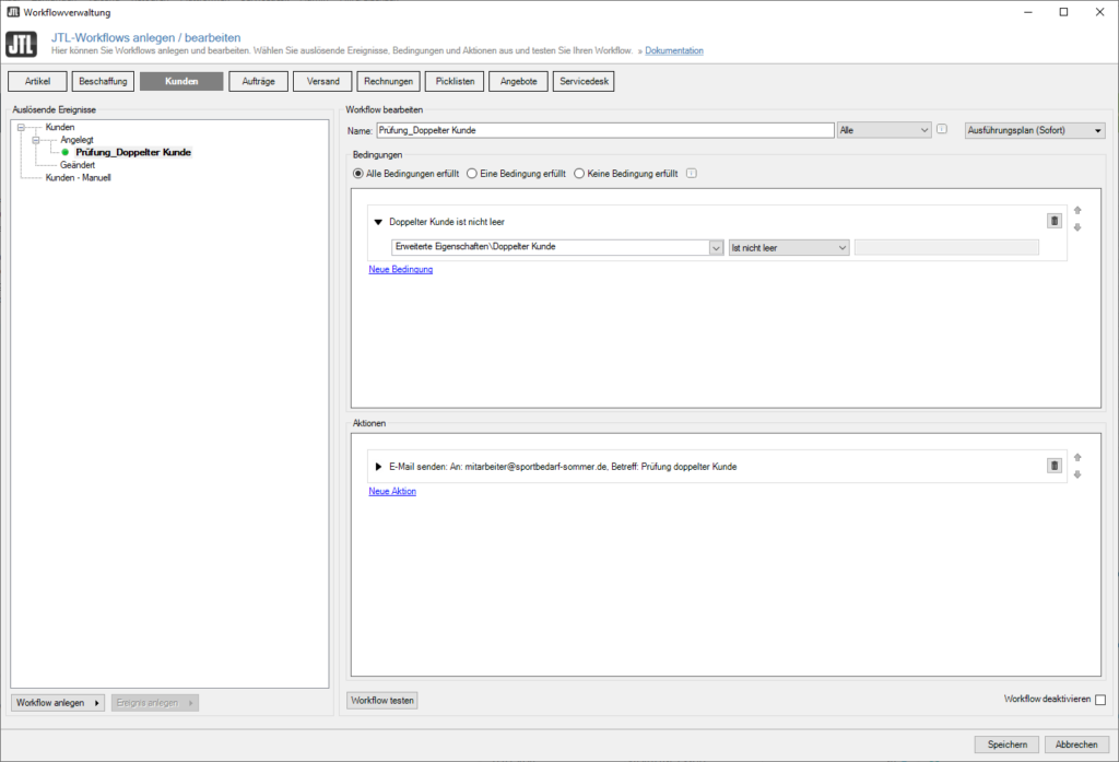 Jtl Wawi Workflows Doppelte Kunden 007 Workflow Fertig