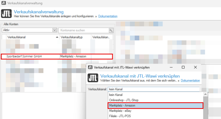 Amazon Kontoanbindung Vkv Jtl Eazyauction