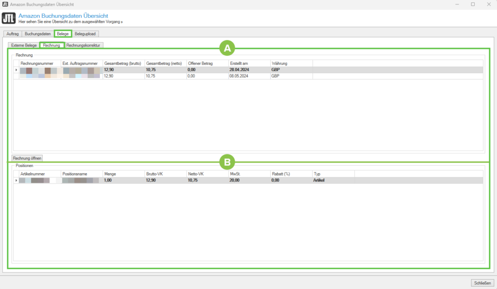 amazon-vcs-dialogfenster-amazon-buchungsdatenübersicht-registerkarte-belege-rechnung-jtl-eazyauction-1