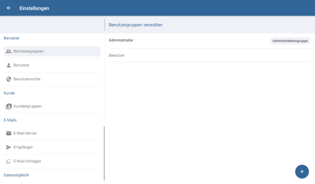 Benutzergruppen verwalten in JTL-POS
