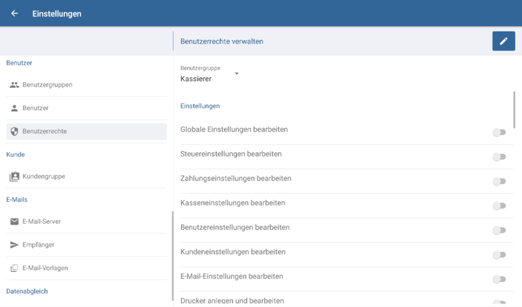 Benutzerrechte in JTL-POS verwalten