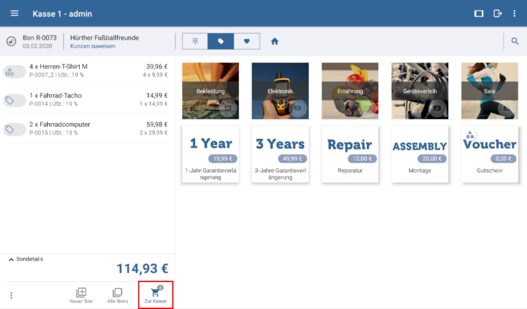 Fertiger Bon in JTL-POS