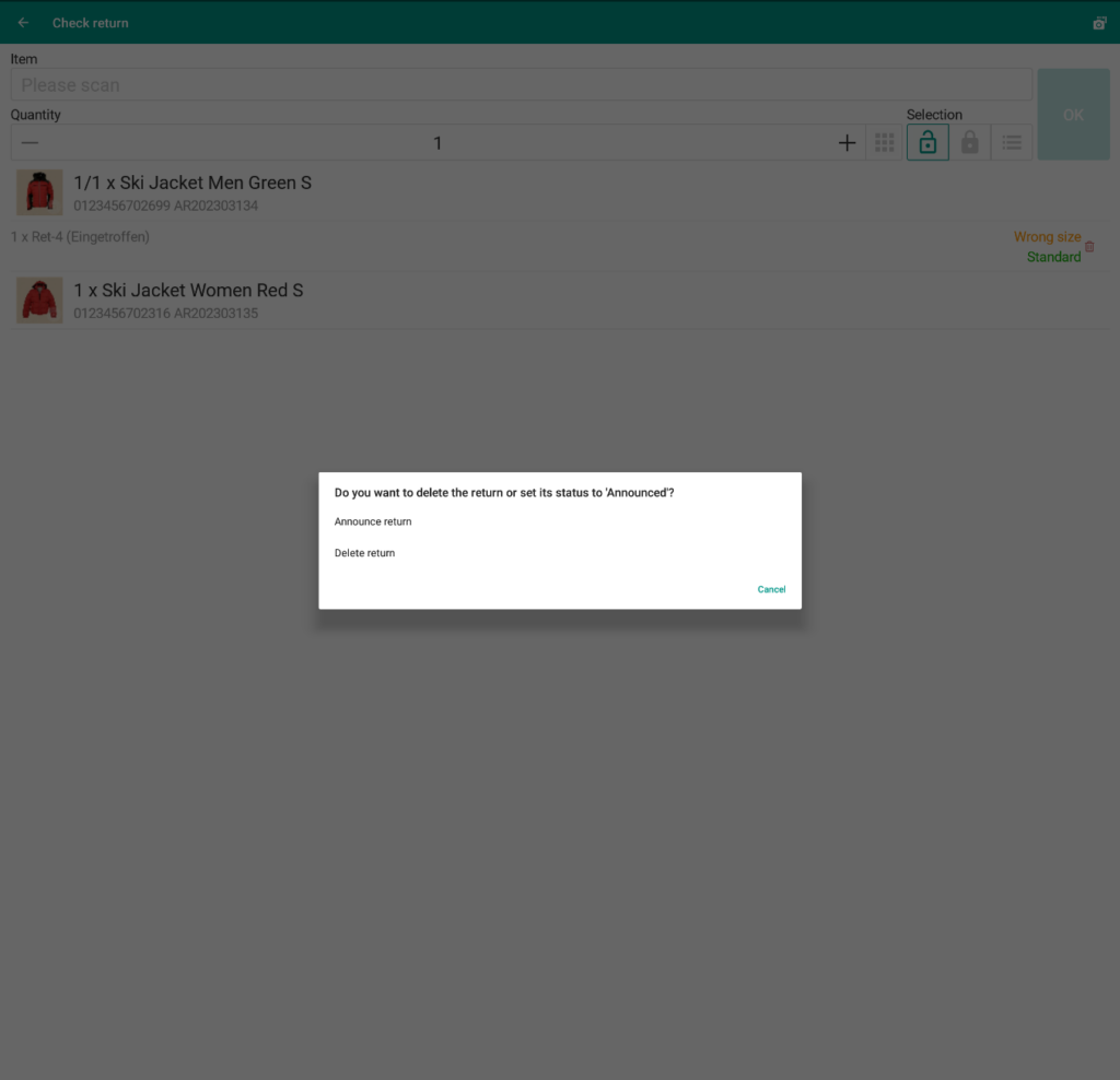 Wms Mobile Returns Announce Delete Return