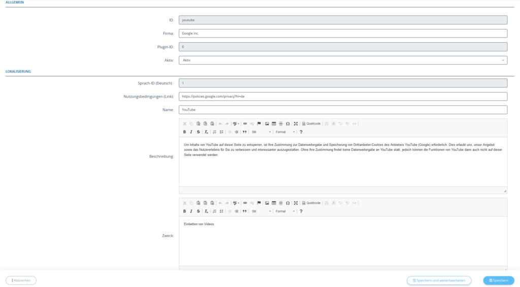 Anpassen einzelner Texte im Consent-Manager von JTL-Shop 5