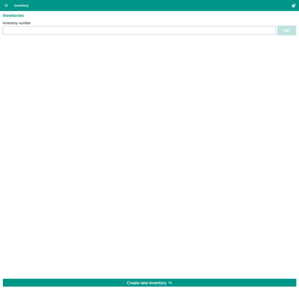 Wms Mobile Inventory 010 Create inventory