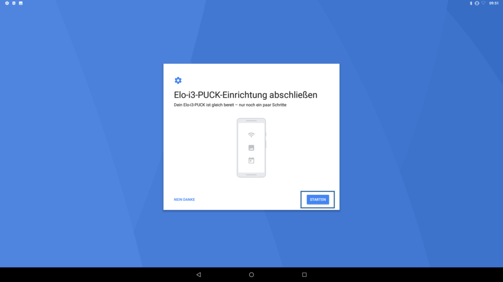 Einrichtung abschließen Einrichtungsassistent Android
