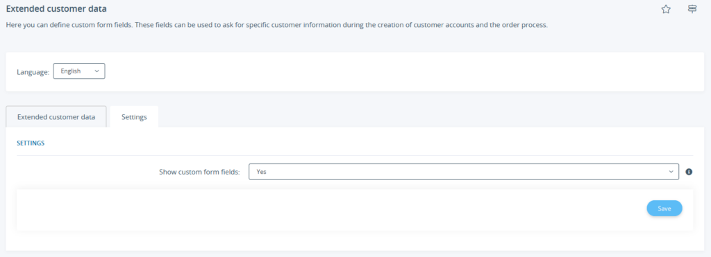 Activating form fields for extended customer data in JTL-Shop 5