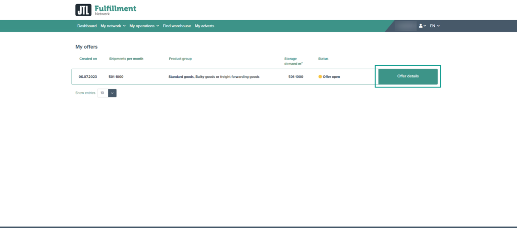 Fulfillment Matchmaker For fulfilment service providers