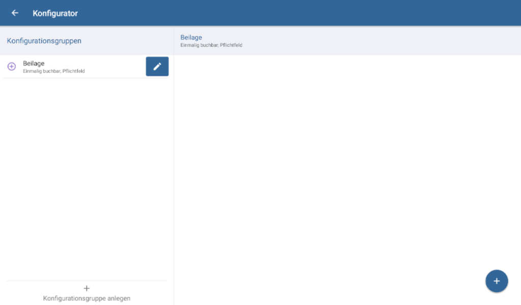 Inhalt einer Konfigurationsgruppe anzeigen