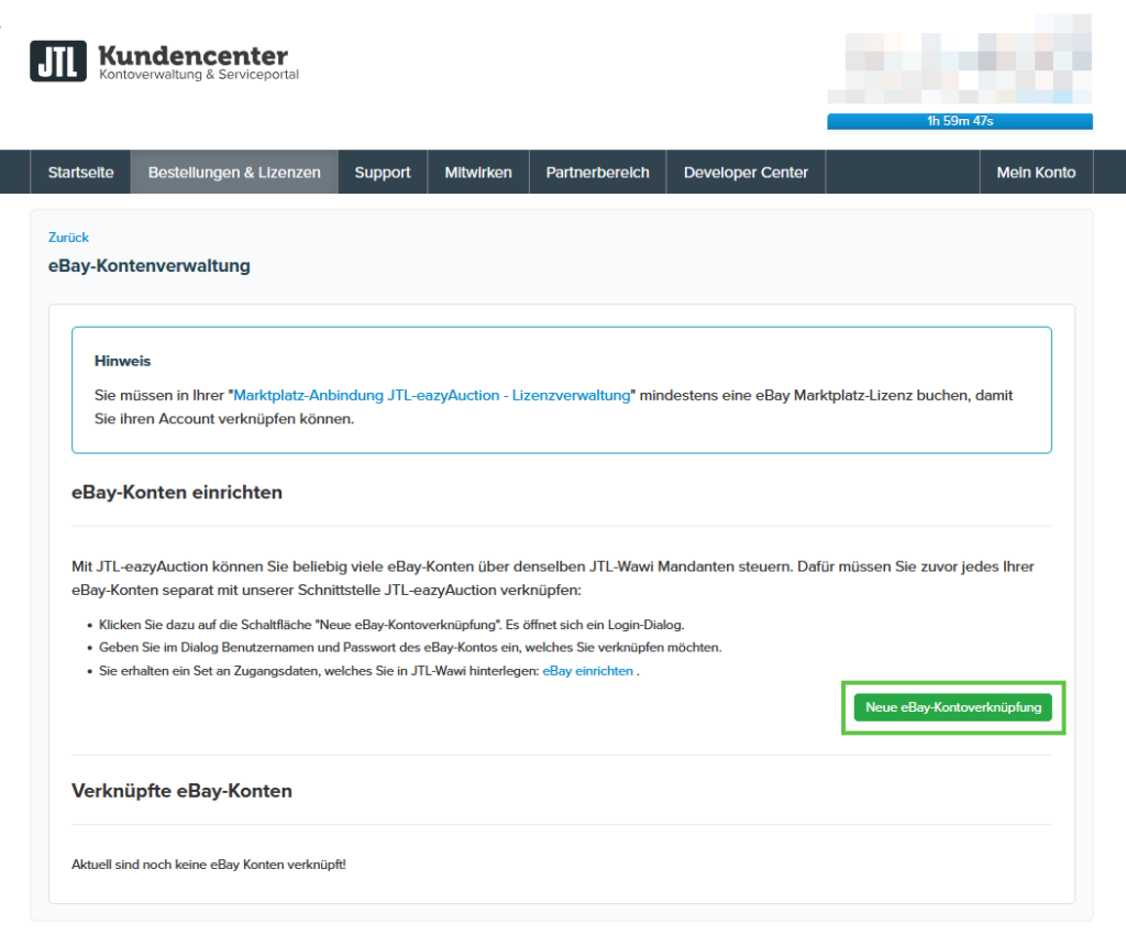 kundencenter-ebay-neue-ebay-kontenverknuepfung-jtl-eazyauction