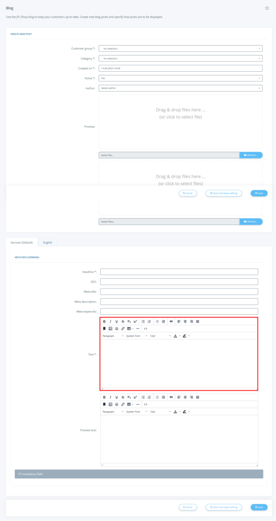 New blog post jtl shop 5