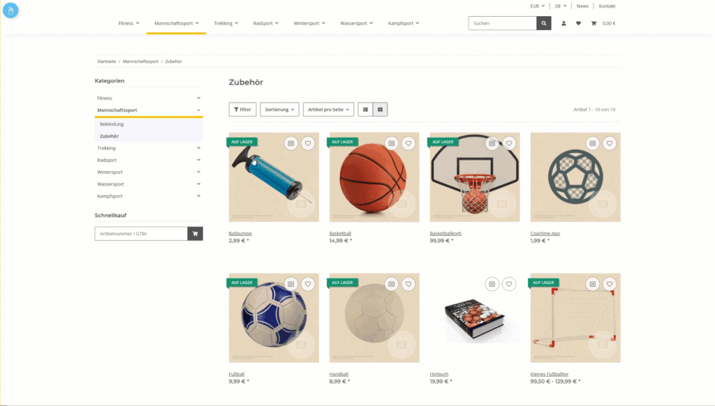 OnPage Composer in JTL-Shop öffnen