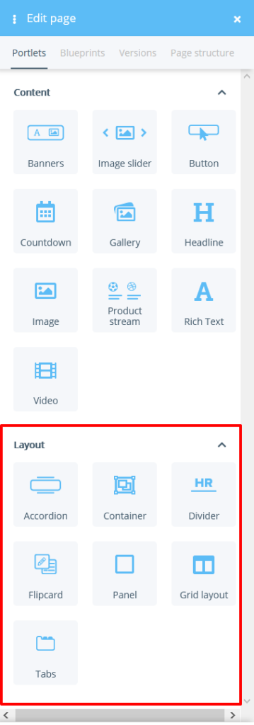 Layout portlets in JTL-Shop