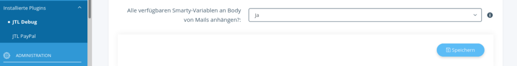Smarty-Funktion im Plugin JTL-Debug für JTL-Shop 5