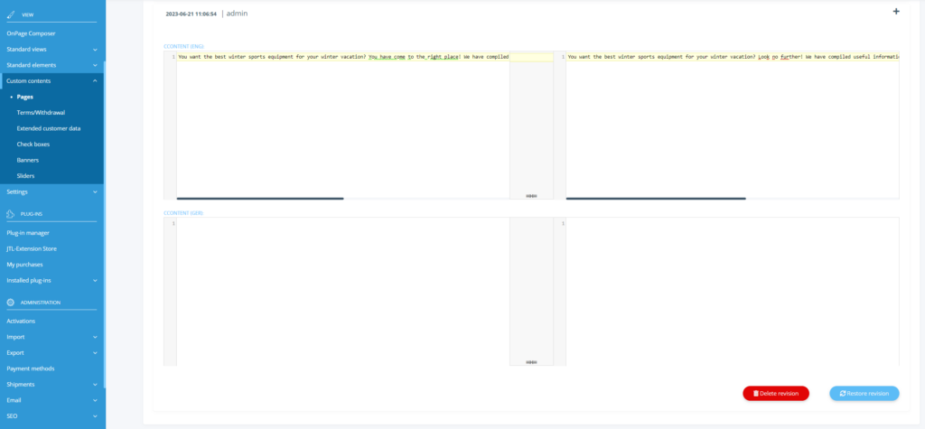 Revisions Custom page Jtl Shop 5Image 12