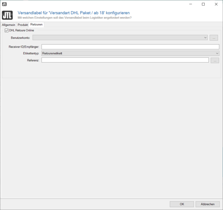 JTLShippingLabels für DHL Paket / DHL Versenden 3.0 einrichten JTLGuide