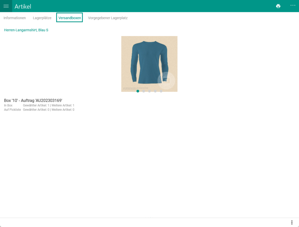 Wms Informationen 006 Versandboxen