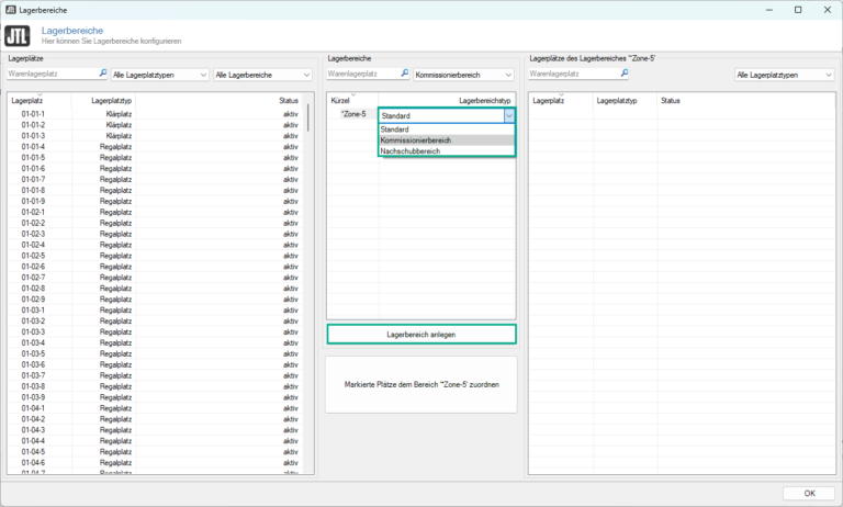 Wms Mobile Artikel Nachschubbereich 002 Lagerbereiche Anlegen