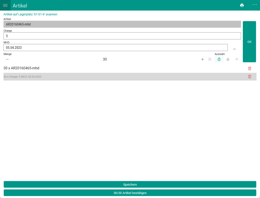 Wms Mobile Inventur 005 Artikel Scannen Mhd