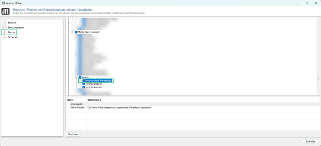 Wms Mobile Inventur 016 Wawi Benutzerrecht