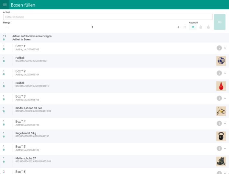 Wms Mobile Sammelkommissionierung 007 Boxen Fuellen
