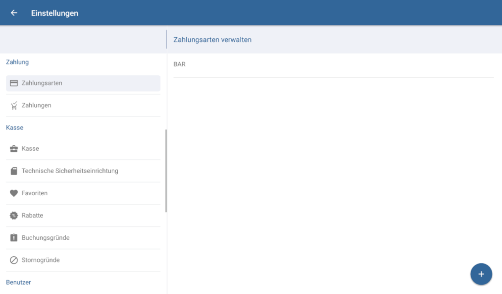 Zahlungsarten verwalten in JTL-POS
